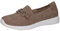 CAPRICE Damen Slipper aus Leder Bequem, Braun (Mud Suede), 39 EU