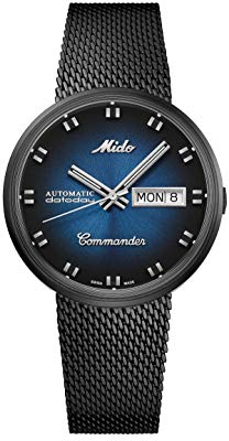 MIDO Commander Shade, Schweizer Automatikuhrwerk, DayDate, Milanaisearmband, M84.2.932.511
