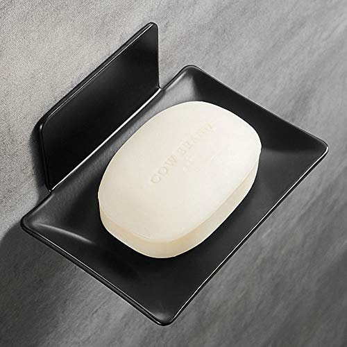 Your's Bath Porte-Savon Douche Auto-adhésif sans Percer,Porte Savon Mural en Acier Inoxydable,Support de Savon Mural avec Drain et Adhésif Magique pour Salle de Bain Douche Hôtel Cuisine