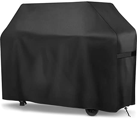 Grillabdeckung, Grill abdeckhaube, Grill Abdeckplane, 420D Oxford Stoff Wasserdicht Gasgrill Schutzhülle Abdeckhaube, BBQ Cover Schutzhuelle Haube - Für Weber... (170x61x117cm)