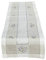 Westernlifestyle Tischläufer Tischdecke Mitteldecke Tischband gestickt Lavendel Weiss Beige (40 x 140 cm), Mehrfarbig