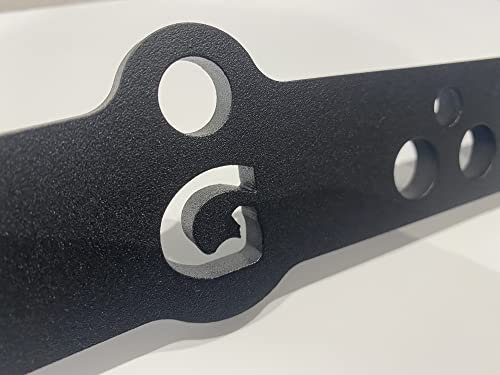 GymPin LITE 30 D Handle Bar - Original Cable Machine Attachment - Lat Pulldown Fitness Bar - BLACK 30