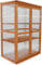 Serre en Bois Jardin châssis 3 étagères modèle : Printemps 76x47x110,5cm