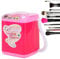 Mini Electric Make Up Brush Washing Machine,Makeup Sponge Washing Machine One Button Operation Hands Free Cleaning for Make Up Brushes (Rose Red)