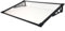 TrutzHolm® Aluminium Vordach Haustürvordach Pultvordach 150 x 90 cm Schneelast 95kg | Polycarbonatplatte | nach Auswahl (120x90 cm, Schwarz)