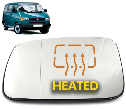 ROBUST Beheizbar Links Spiegelglas Außenspiegel für Volkswagen Transporter T4 701857521Q 1990-2003