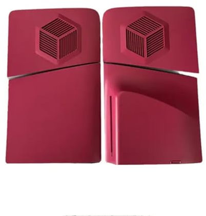 ZLiT Coque de protection fine pour console UHD PS5, coque de protection pour console PS5 UHD (rose rouge)