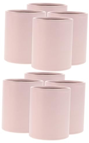 VILLCASE 8 Stück Hug Bucket Zylinder Papier Braut Blumenständer Rosa