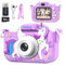 Kinderkamera, FUNKAM Kinder Kamera 1080P 2,0-Zoll-Bildschirm Fotoapparat Kinder mit 32GB-Karte Selfie Digitalkamera Kinder Fotokamera Kinder für 3-12 Jahre Jungen und Mädchen Weihnachten Spielzeug