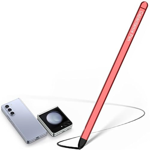 BAILI Z Fold6 Slim S Pen Remplacement pour Z Fold6 S Pen, Stylet pour Galaxy Z Fold6 Slim Pen Fold Edition, stylos compatibles avec Galaxy Z Fold 6-Rouge