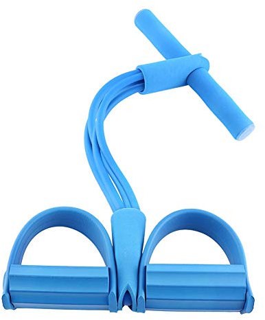 CBPNEISEK Yoga-Widerstandsbänder, elastisches Sit-Up-Seil, Pedal-Widerstandsband, 4-Rohr-Sit-Up-Expander, elastisches Zugseil, Fitness-Tool for Bauch, Taille, Arm, Dehnung, Abnehmen, Training/1935