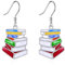 POPLYKE Teacher Student Dangle Earrings Sterling Silber Buch Ohrringe für Frauen Schmuck Geschenk