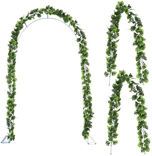 astylishome Artificial Plants Indoor Hanging Large Fake Plant Vines Faux Foliage Greenery Planter Greenery Indoor Outdoor for Shelf Wall Aesthetic Decor 2516