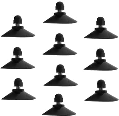 Folpus Saugnapf mit Schraube, M6 Durchmesser, leicht, zum Aufhängen von Schlüsseln, einfache Installation, vielseitig einsetzbar, ölbeständig, für den