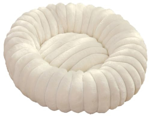 40cm/15.7in Panier Chien/Chat Donut,Lit Ronde en Forme de Beignet,Canapé