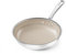 Redchef Non Stick Hybrid Egg/Omelette Pan,20cm Ceramic Frying Pan,Tri-Ply Stainless Steel Skillet,Non Toxic,PFAS PFOA/PTFE Free,Dishwasher/Oven Safe,Suitable for Induction Hobs,8(Beige)