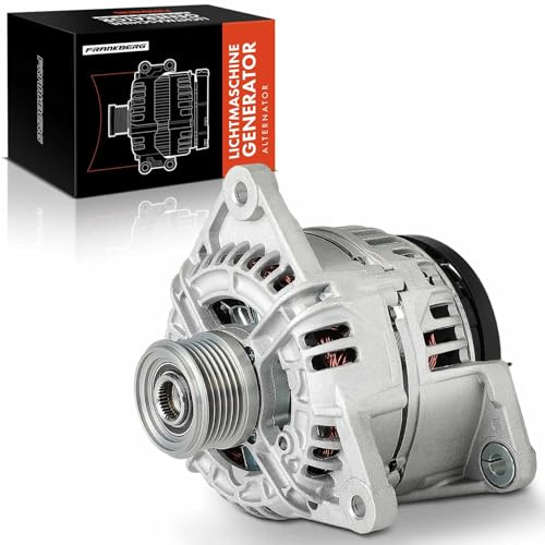 Frankberg Lichtmaschine Generator 140A 504057813, 23835 | mit Freilaufriemenscheibe; Kompatibel mit Ducato Kasten 250, Massif Pick-up, Daily V Bus, Daily V Pritsche/Fahrgestell