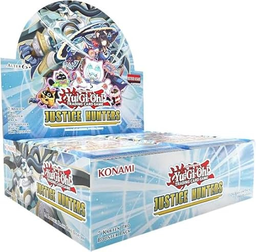 kompatibel für YuGiOh! Justice Hunters Display Box - DEUTSCH - 24 Booster 1.Auflage NEU & OVP! JUSH