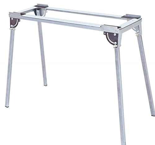 Kaufmann Arbeitstisch für TopLine 1000 x 320 x 800 mm, Galvanisiert, Silber, Metall mit Holzverlängerung