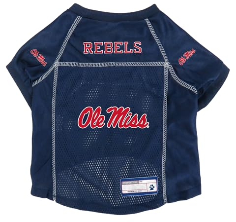 Little Earth NCAA Ole Miss Rebels Pet Jersey, Medium