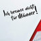 Hellweg Druckerei Ich Bremse Nicht Zubehör passend für Männer! Lustig Girls Fun Auto Aufkleber Sticker Heckscheibenaufkleber