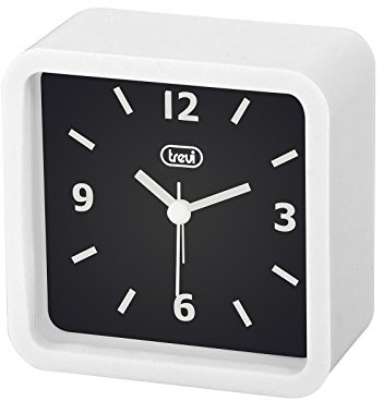 Trevi SLD 3820 Uhr, 10,3 x 10,3 x 5 cm, Weiß