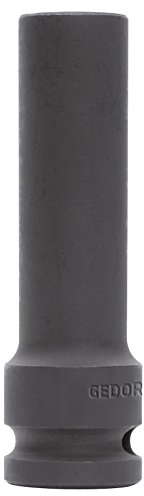 GEDORE red Schlagschraubereinsatz, Nuss, 1/2 12,5 mm Antrieb, 6-kant, SW 17 mm, lang, maschinenbetätigt, Auto/KFZ, R63001716