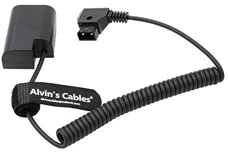 Alvin's Cables Anton Bauer D-Tap pour DMW-DCC12 DC Coupler Dummy Batterie Câble pour Panasonic DMC-GH5 GH4 GH3