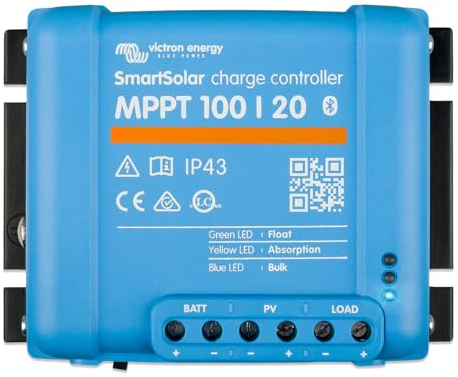 Victron Energy SmartSolar MPPT 100V 20 Amp 12/24/48-Volt Solar Laderegler (Bluetooth)