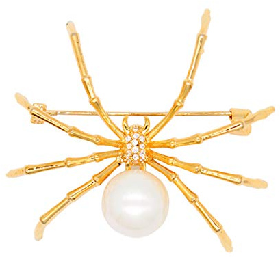 Ranvi Spinnenbrosche-Stifte, Halloween, Weihnachtsferiengeschenk - Gold