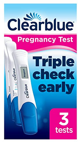 Clearblue Pregnancy Test Ultra Early Triple-Check, Kit of 3 Tests