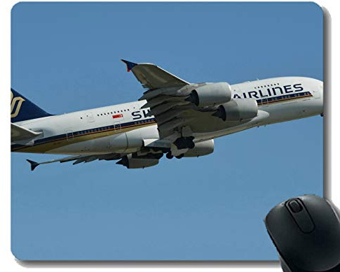 Gaming Mouse Pad Custom, Airbus A380 Mauspad für Office-Desktop oder Gaming-Mauspad