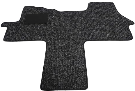 Mertex Automatte Autoteppich kompatibel mit Ducato Jumper II Boxer II 250 seit Bj. 2006 Robust 1614-R-A (beige, Fahrerhausteppich)