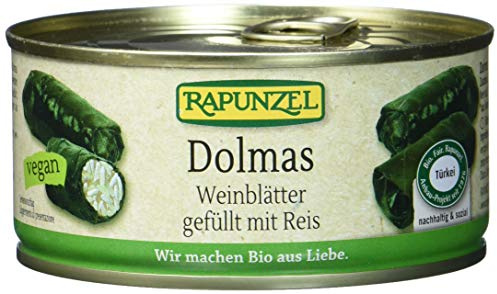 Dolmas Weinblätter gefüllt mit Reis