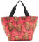 ECO CHIC Lightweight Foldable Insulated Lunch Bag Water Resistant Cooler Bag (Highland Cow Red)