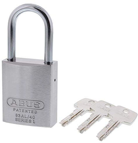 ToniTec Set aus ABUS Türschloss Vorhängeschloss Schließzylinder Nachmachen EC660 ECK660 Nachfertigung nach CODE 83AL/40 mit 3 Schlüssel