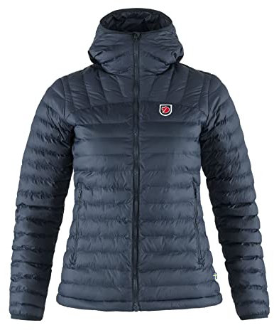 Fjällräven Damen Expedition Lätt Hoodie Jacke, Navy, XXS