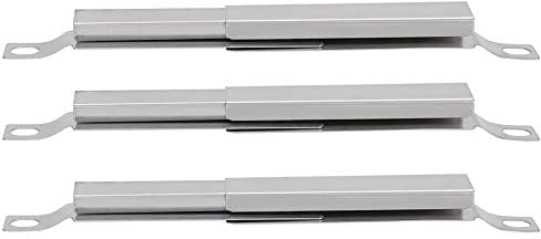 Gasgrill Cross Over Burner, Universal Edelstahl Gasgrill Crossover Rohr, Verstellbar Ersatz Ersatzteile für Charbroil Performance 463673517