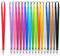 18 Stk Schlüsselbänder mit Karabinerhaken, Nylon Schlüsselband Umhängeband, Bunt Lanyards für Abzeichen, 96cm Lang Schlüsselanhänger Band Trageband für Ausweishülle, Handys, Bürokarte, Namensschild