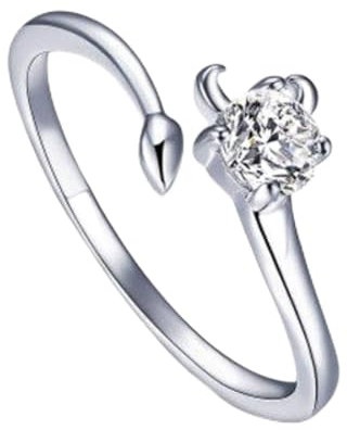 12 Sternzeichen Ring Widder Stier Zwillinge Krebs Jungfrau Waage Skorpion Schütze Steinbock Hochzeit Liebe CZ Offene verstellbare Ringe