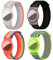 Dingfeiyu 4 Stück Nylon Bracelet für AirTag, Anti-Lost, Anti-Kratz-Schutz für die Positionierung des Airtag-Tracking-Armbands
