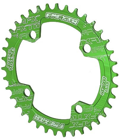 X AUTOHAUX 38 Zähne, 104 mm, breite Kettenblatt, Kurbelgarnitur, Zahnplatte, Grün