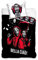 Carbotex Copripiumino Casa Di Carta Casa De Papel, Dimensioni140 x 200 Con Federa di 70 Centimetri, in cotone, colore: nero