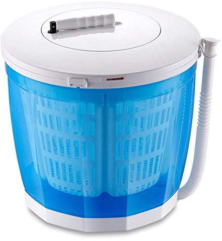 Secadora de ropa Deshidratador mini-pequeño operado a mano Secadora de alta capacidad de 3 kg Deshidratador Cubo seco operado a mano sin electricidad para dormitorio al aire libre Automóvil Camping