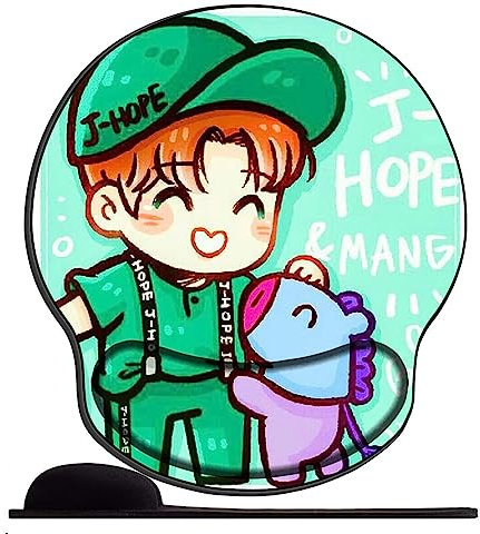 Gel Mauspad ergonomische Handgelenkauflage Boy BTS Sty34 Office Komfort Mousepad Handgelenkpolster Handauflage Gelkissen Gelpolster für Computer Laptop Notebook