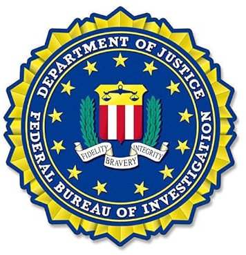 WildeBabsKLBT 11cm Hochwertiger Auto-Aufkleber Sticker Decal Autoaufkleber Aufkleber-Folie Wetterfest FBI Federal Bureau of Investigations F2017