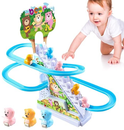 Giocattolo Elettrico Per Scale Da Arrampicata, Giocattolo Con Pista Di Montagne Russe Per Animali Con Scivolo, Set Da Gioco Giocoso Montagne Russe Fai Da Te, Regalo Di Compleanno Di Natale Per Bambini