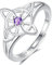 AEONSLOVE Hexenknoten Ring Damen Silber 925 - Irisch Keltischer Verstellbarer Ring - Witchcraft Offener Ring für Frauen - Wicca Hexen Schmuck