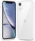 oakxco Thin Slim Clear case for iPhone XR, Transparent Hybrid Hard Shell Plastic & Soft Silicone Rubber Bumper, Non-Yellow Acrylic Protective Lightweight Cover for Women, White