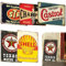 Lot de 5 Plaques Décoratives Rétro pour Garage, 20 x 30cm Plaque en Tôle Vintage, Plaque Métal Vintage pour Moto, Décoration Murale Rétro pour Fans Collectionneurs Cadeau d'anniversaire pour Hommes